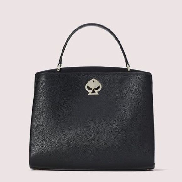 BNWT Authentic Kate Spade Romy Medium Black Satchel Bag